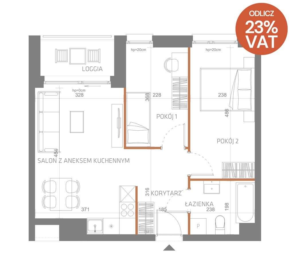 InCity - Apartament 17/U3 - Pełny obrazek: 3/18