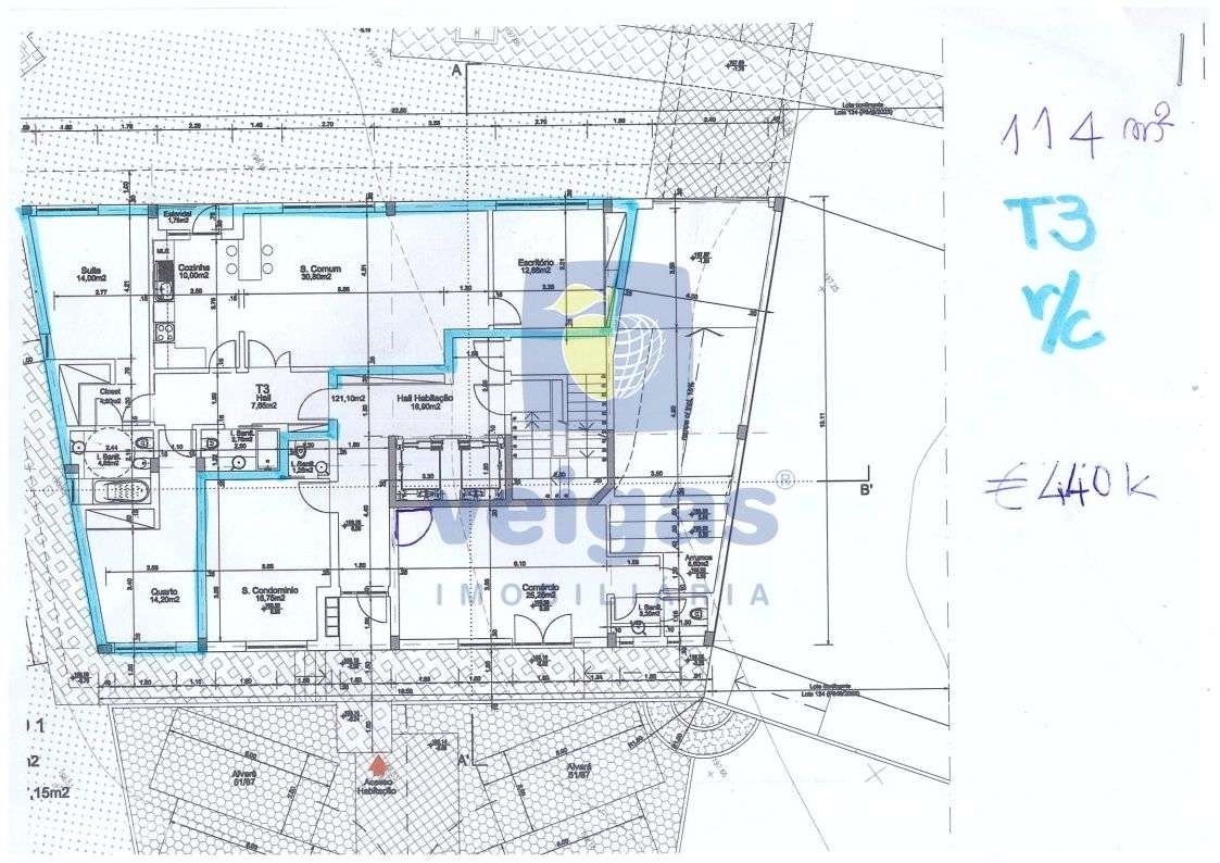 Empreendimento Nova Construção, Lt135, T3, r/c - Qta de Fitares-4