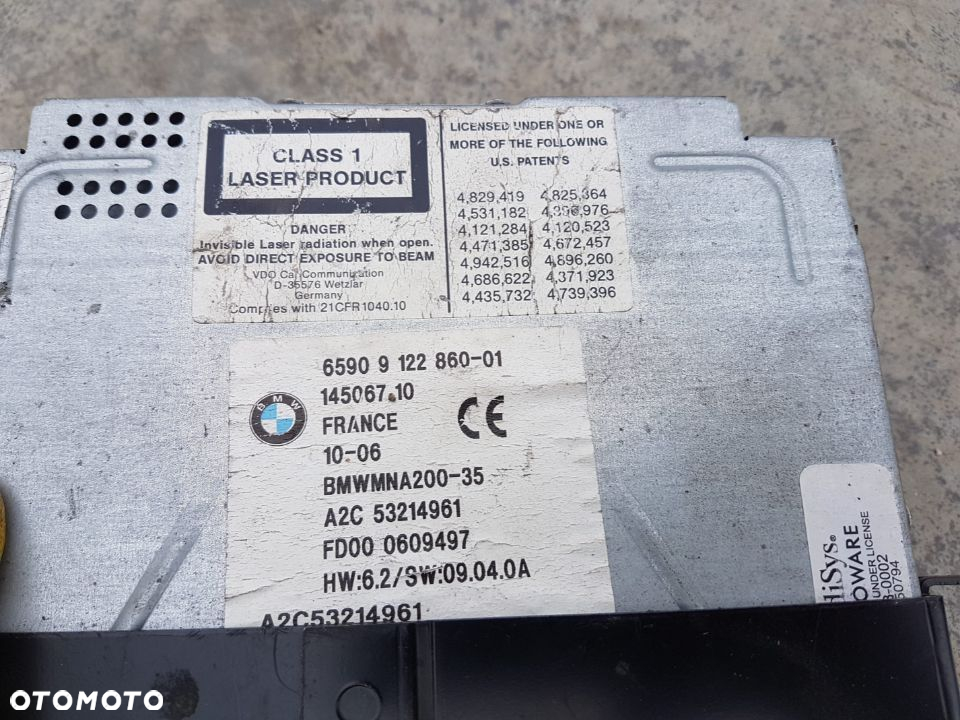 NAPĘD CZYTNIK DVD NAWIGACJI NAVI 9122860 BMW E65 E66 RADOM - 2