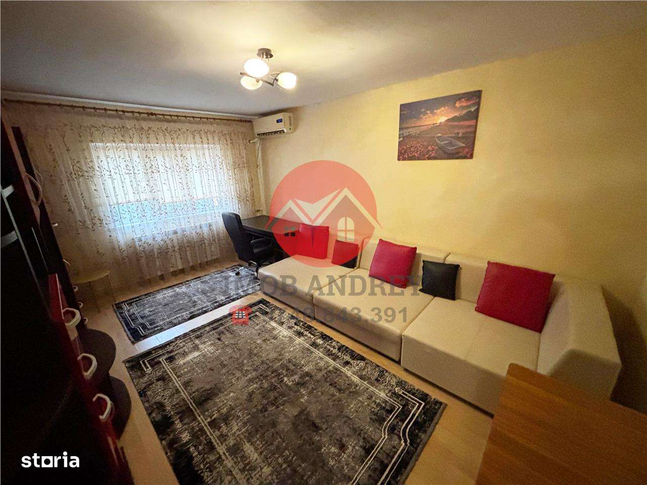 Apartament complet mobilat, 3 camere, C5, centrala proprie - Imagine principală: 1/9