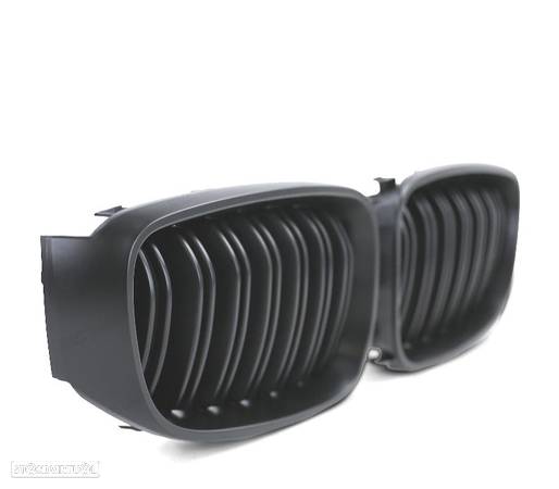 GRELHAS FRONTAIS PARA BMW F34 GT 13-16 LOOK M PRETO MATT - 3