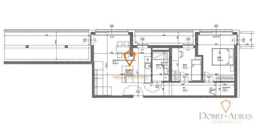 Mieszkanie 3 Pokoje, 2 loggie , komórka lokatorska-5