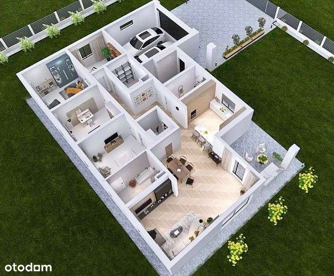 DOM PARTEROWY W ŻORACH - Pełny obrazek: 4/11