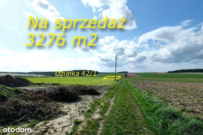 Wyjątkowa działka 3276 m2 z pozwoleniem na budowę