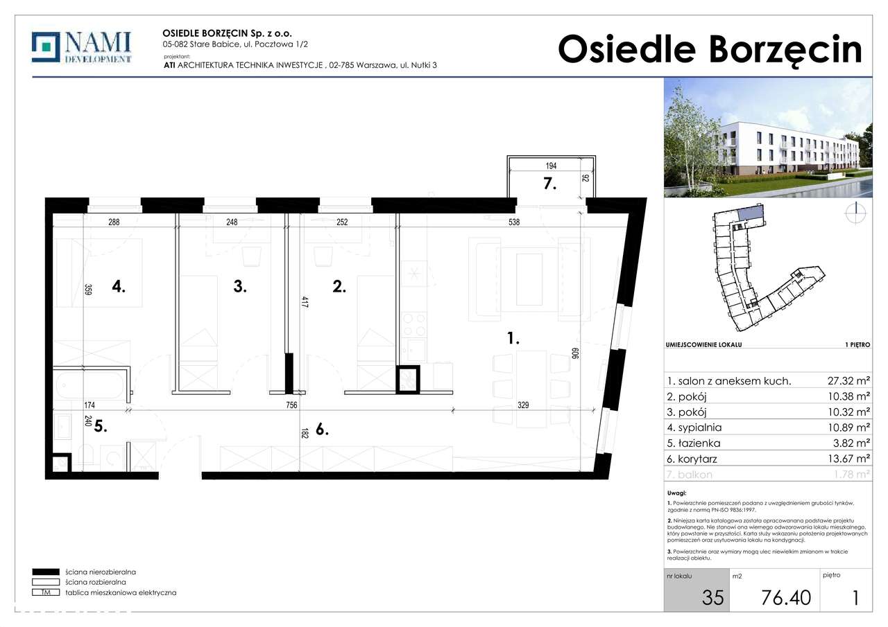 Osiedle Borzęcin | mieszkanie 35 - Pełny obrazek: 2/8