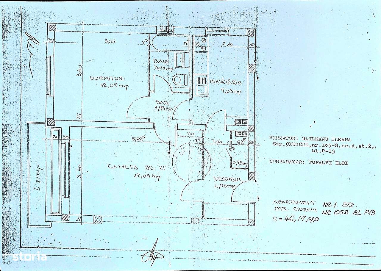 Apartament 2c decomandat Tătărași 51 mp-10