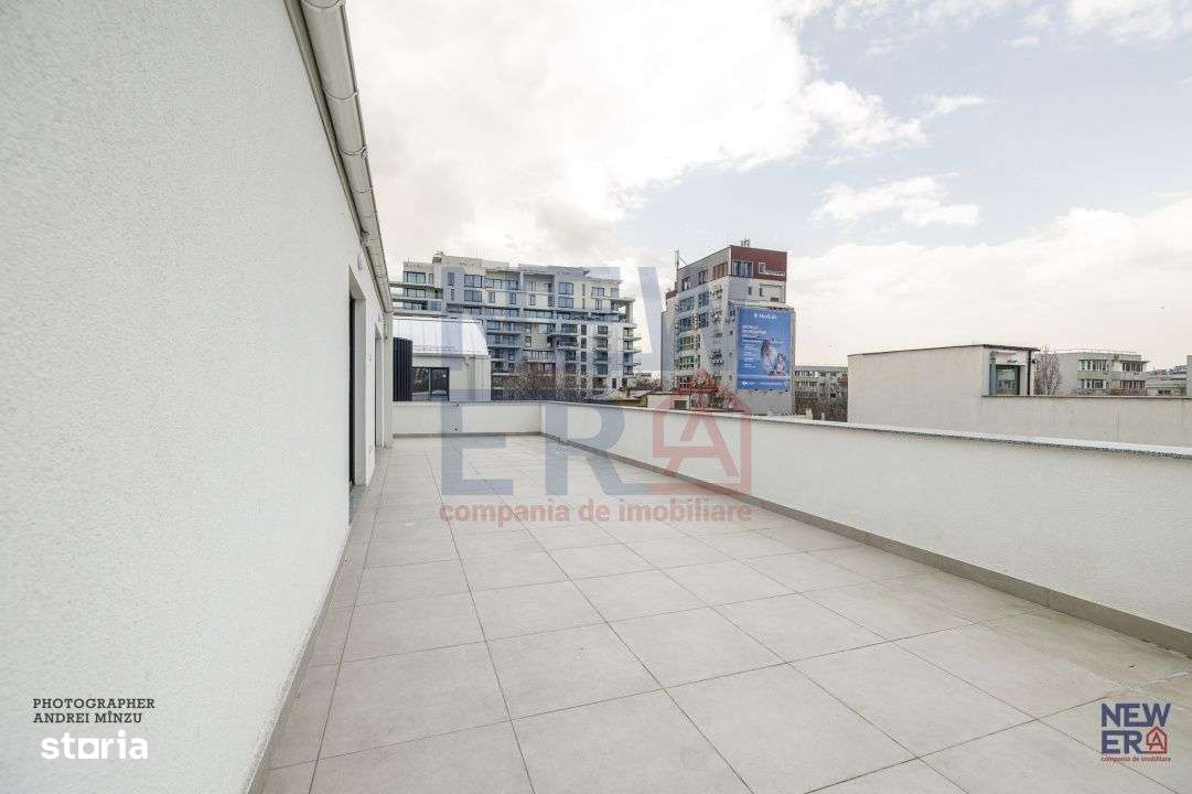 Apartament NOU 3 camere cu terasa 50 mp in bloc boutique, zona Herestr-17