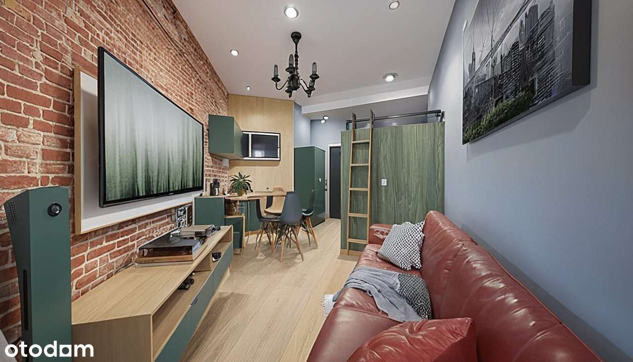 Przytulne mieszkanie 17,5 m² z widokiem na miasto-0