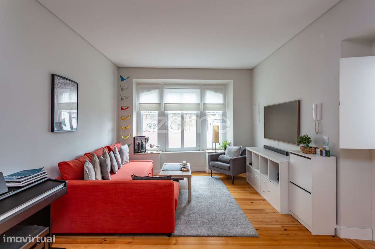 Apartamento T2 com Terraço e Restaurante Equipado no Monte Estoril - Grande imagem: 1/35