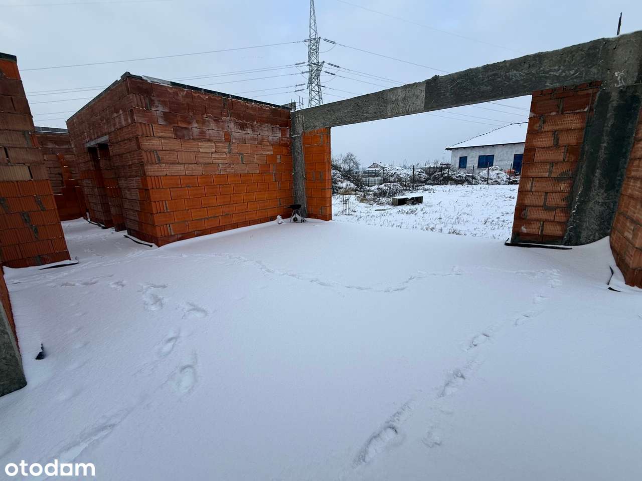 Długie Nowe rozpoczęta budowa domu wolnostajcego-3