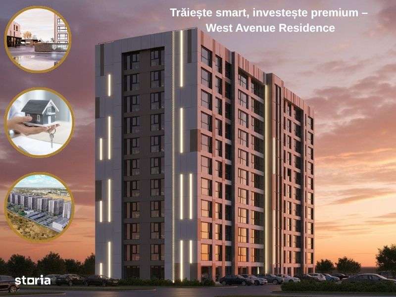 2 camera - Parc privat - 6.000 mp - West Avenue Militari Auchan