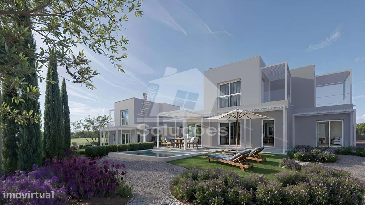 Moradia geminada T2+1 quartos com piscina privada no Silves Golf Resor - Grande imagem: 4/14