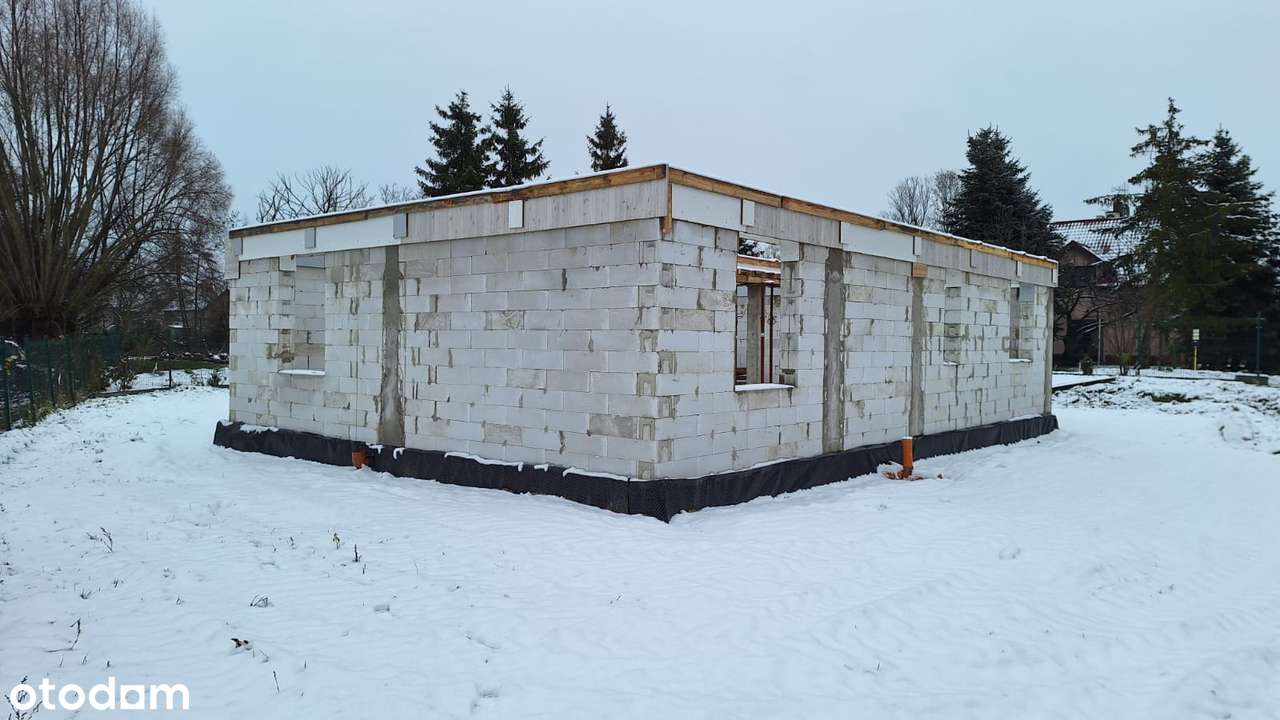 DOM W TRAKCIE BUDOWY NA DZIAŁCE 697 m2 - BRZEZIE KOŁO SULECHOWA-7