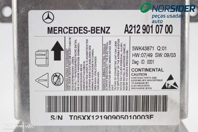 Centralina detonador de airbags Mercedes Classe E (212)|09-13 - 2