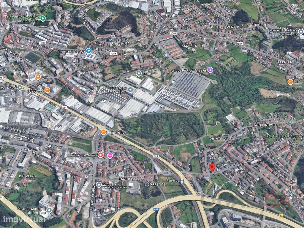 Apartamento T2 novo com logradouro e lugar de garagem em Ferreiros ...-17