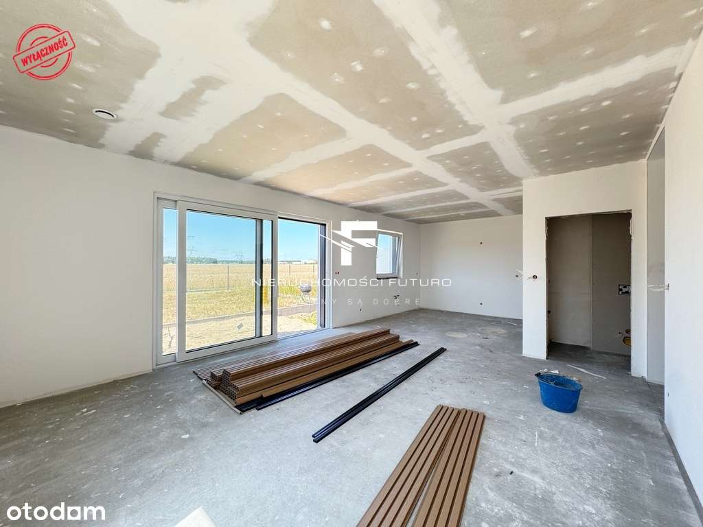 Nowoczesny parterowy dom pompa ciepła rekuperacja Dąbrowa-16