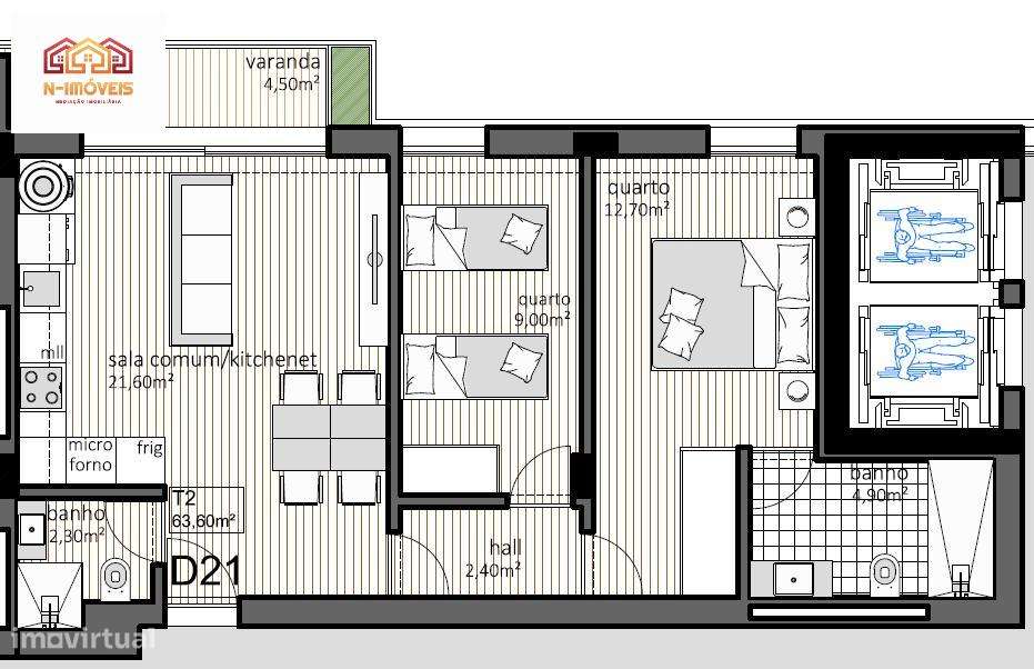 Apartamento T2-14