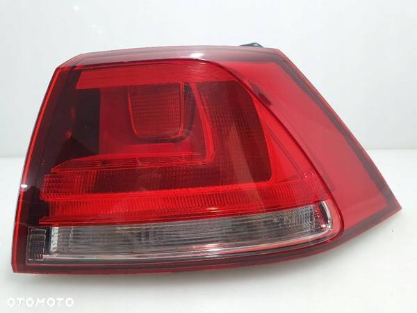 VW GOLF VII 2016r LAMPA TYŁ PRAWA BŁOTNIK KLAPA LAMPY SUPER STAN 5G0945096 - 7