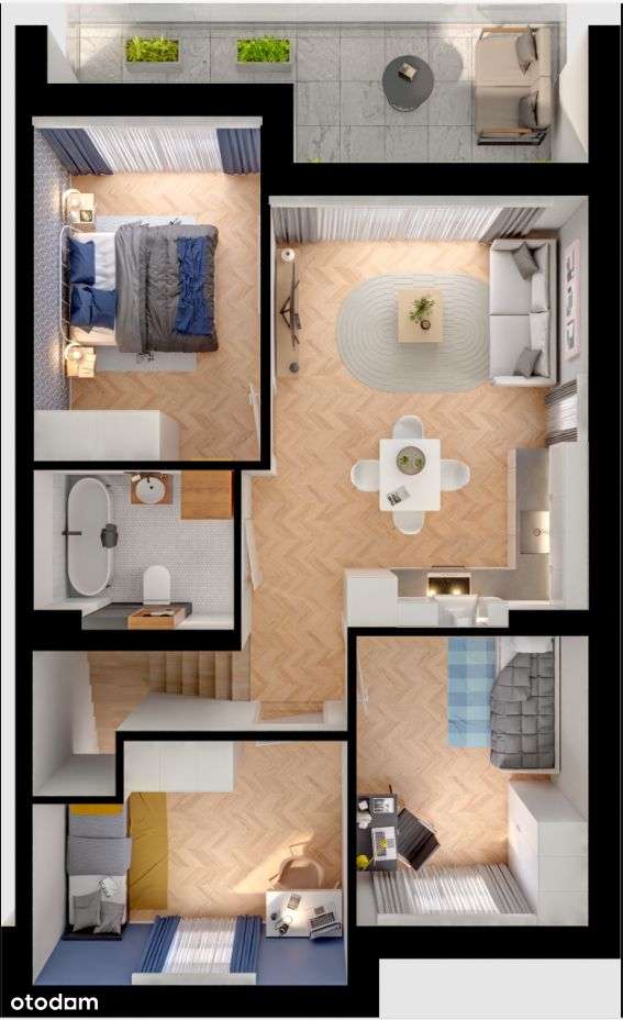 FORESTIS- Mieszkanie nr 8B - Pełny obrazek: 3/9