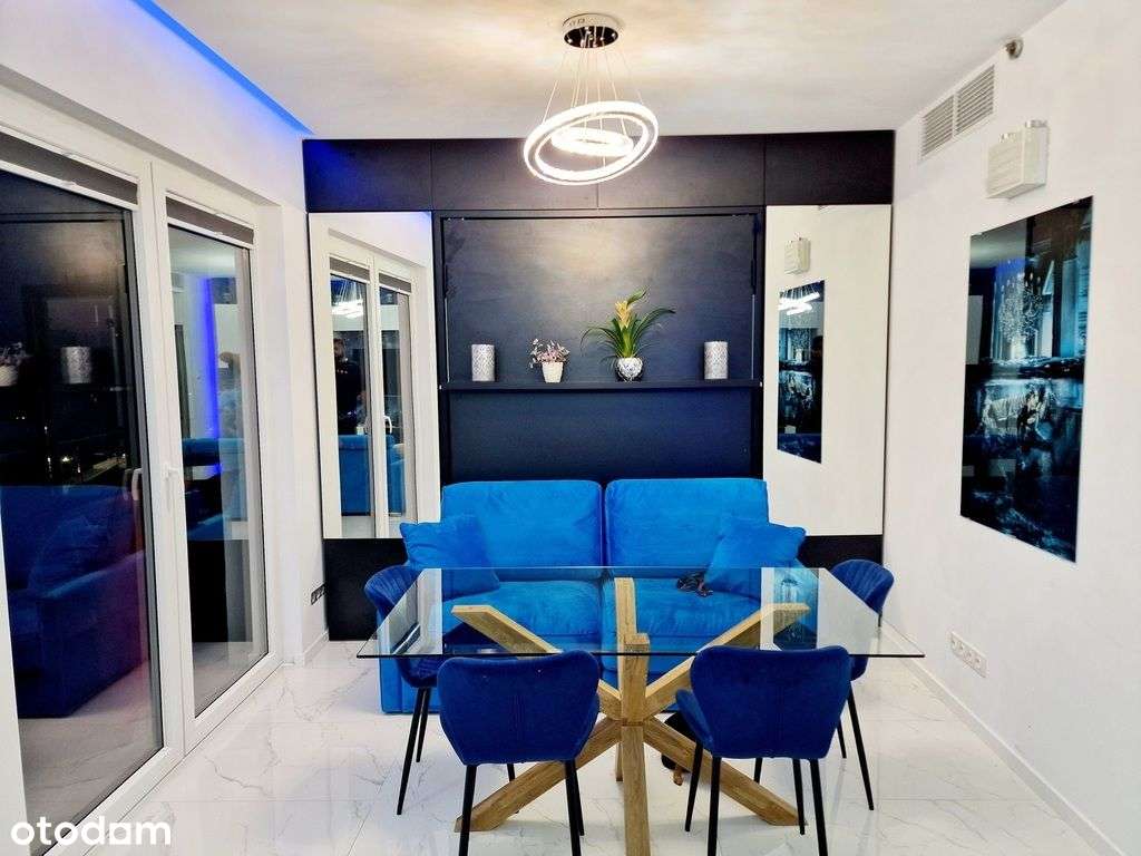 Apartament z widokiem na Warszawskie wieżowce-5