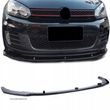 Splitter dokładka przedniego zderzaka VW GOLF VI GTI czarny połysk - 1