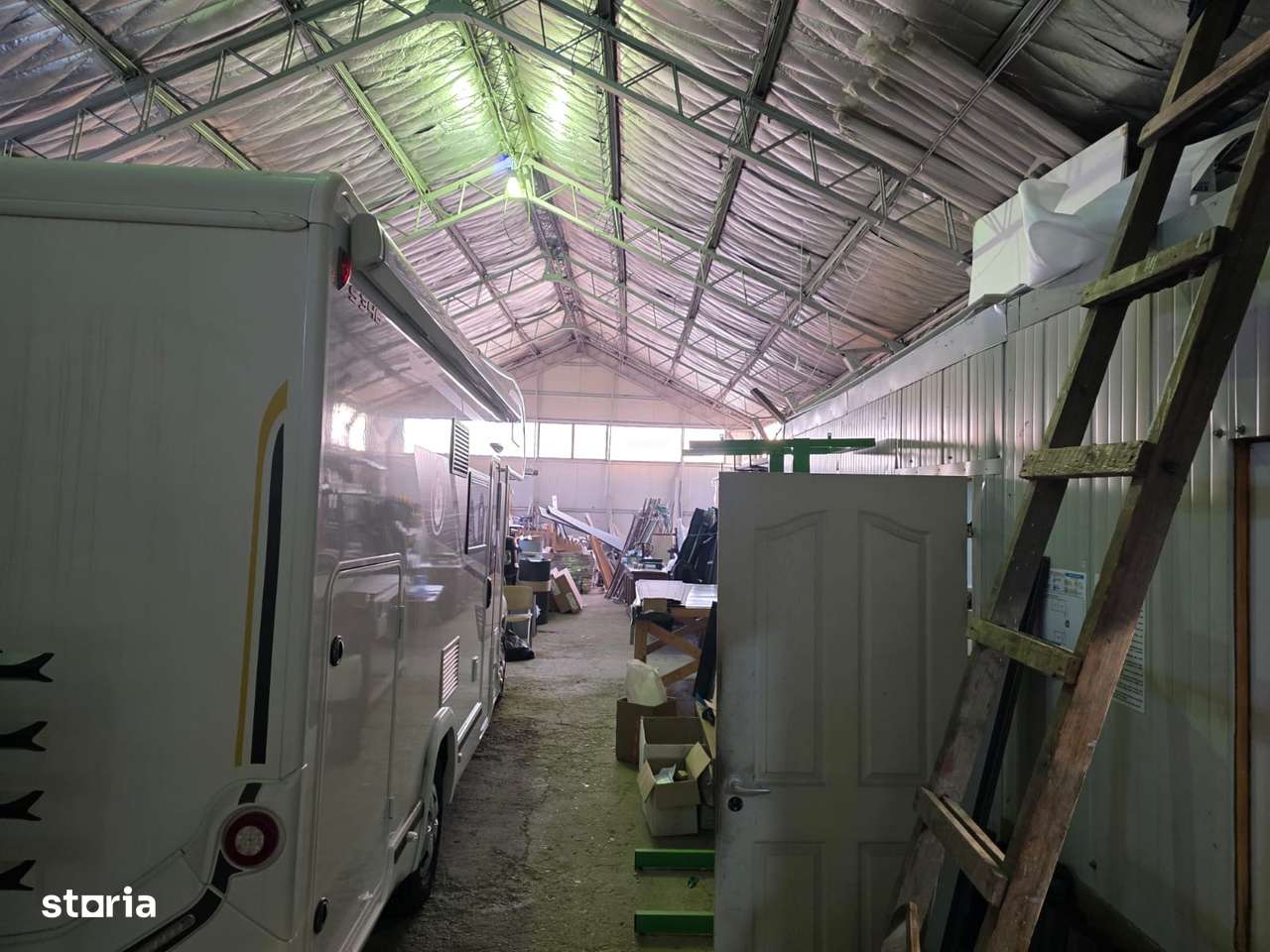 Hala structură metalică 235 mp înălțime 6 m Terezian / Kogălniceanu-4