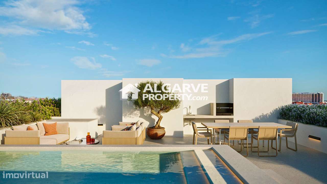 Duplex T3 de Luxo com Piscina no Terraço no Centro de Vilamoura – Bota-12
