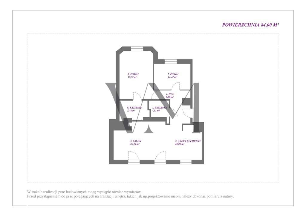 Kamienica Wspólna 50, mieszkanie 84m2, Śródmieście-12