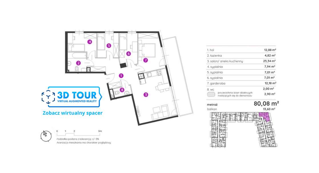 Największe mieszkanie na tej inwestycji|Balkon 14m2|Hala|Bezpośrednio - Pełny obrazek: 2/9