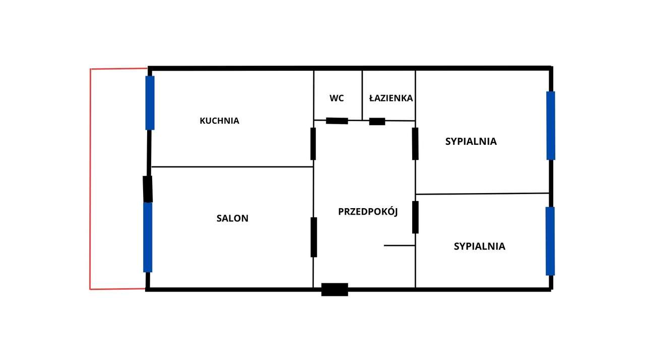 Jasne mieszkanie 44,61m2  z balkonem i dużą piwnicą-14