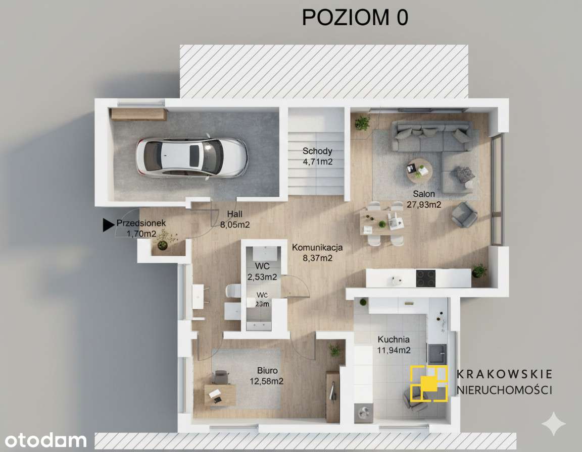 Dom Szeregowy NA Klinach Borkowskich Z Ogródkiem-16