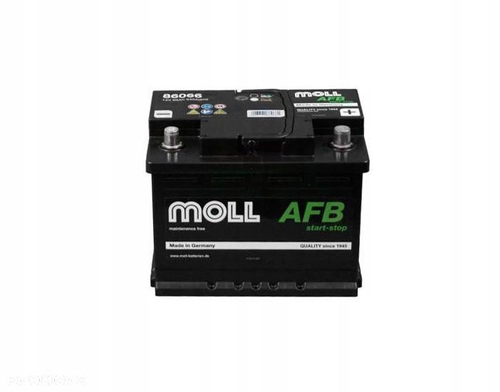 Akumulator Moll AFB Start stop STOP&GO 66ah 640A 86066 MOŻLIWY DOWÓZ MONTAŻ - 1