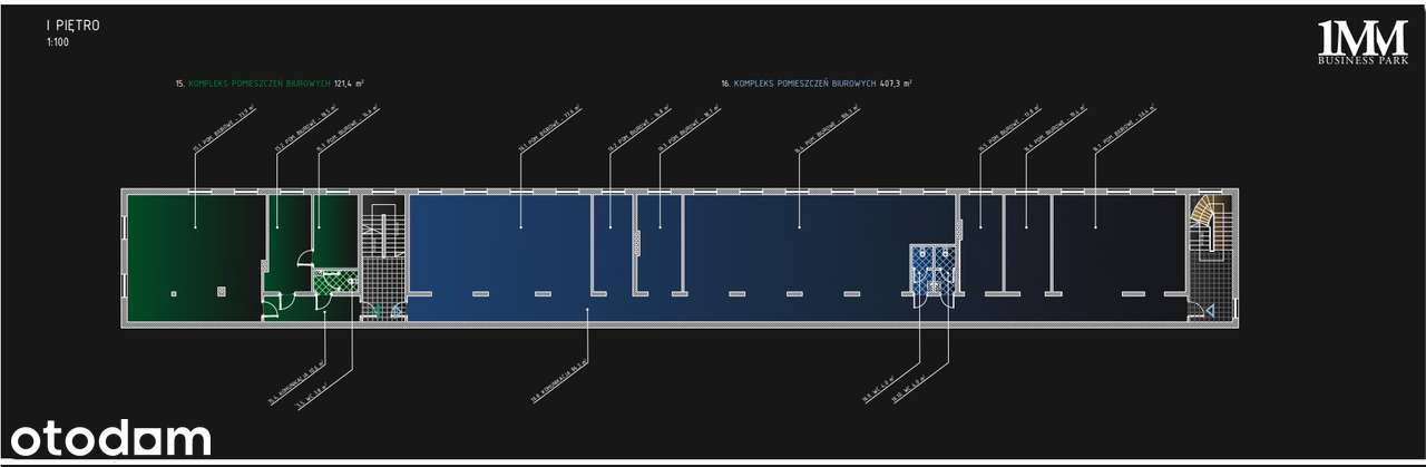 Piętro Biurowca - miejsca postojowe w cenie (cena do negocjacji)-3