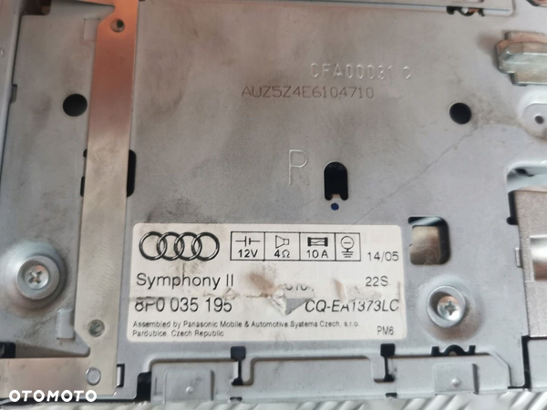 AUDI A3 OE RADIO 8P0035195 - 5