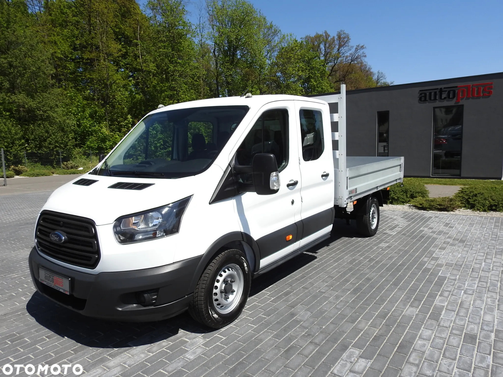 Ford TRANSIT SKRZYNIA PODWÓJNA KABINA DOKA 7 MIEJSC KLIMATYZACJA 130KM [ E24615 ] - 7