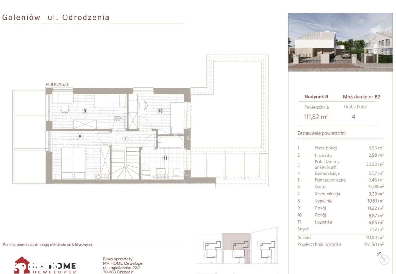 Goleniów - Nowoczesne Domy - ul. Odrodzenia-12