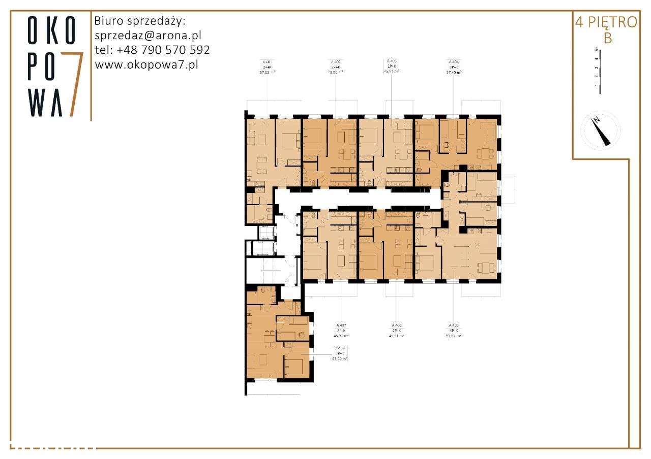 OKOPOWA 7- cztery pokoje , dwa balkony *** - Pełny obrazek: 5/13