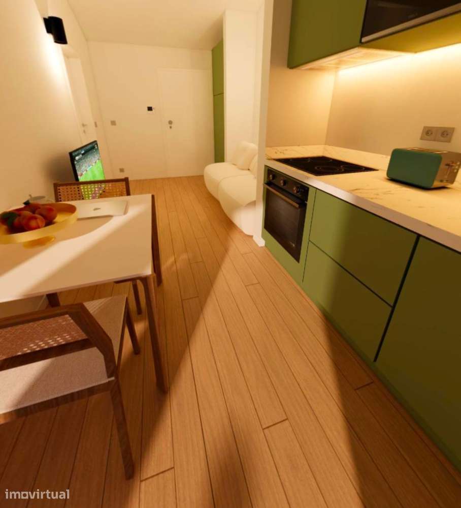 Apartamento T1 Novo em  Matosinhos Sul com  Vista Mar-5