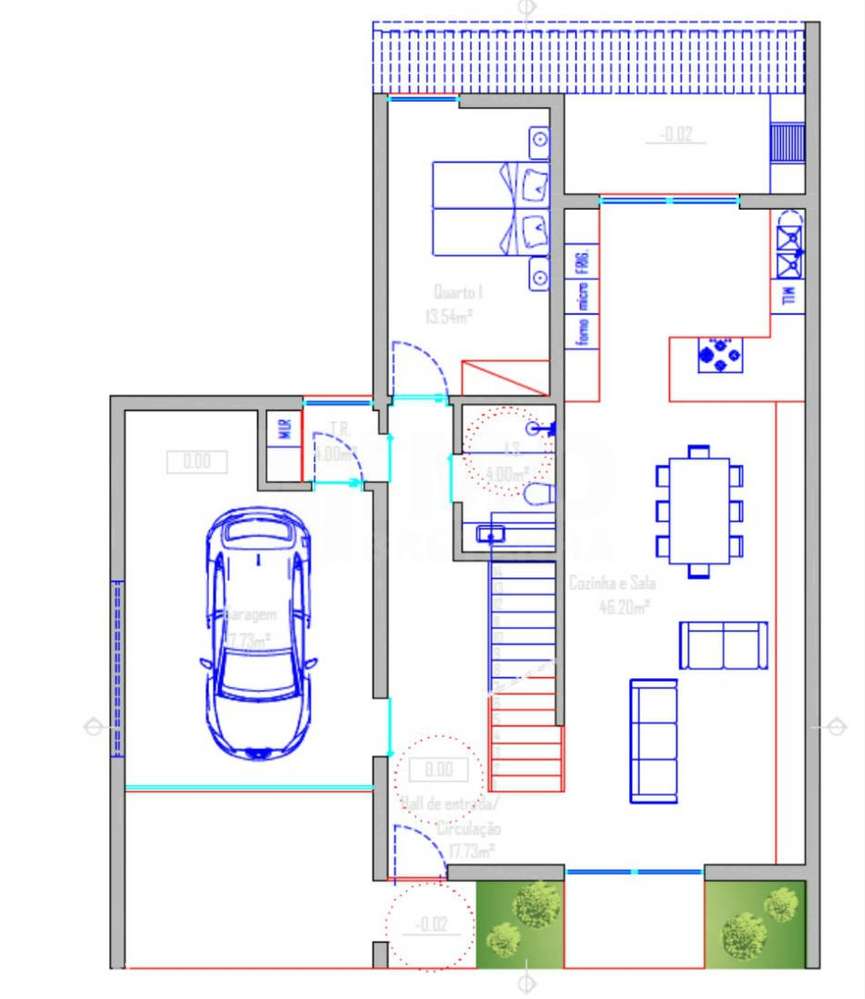 Moradia Geminada V3  c/ Garagem - NOVA - Alcains - 10 min de Castelo B-12