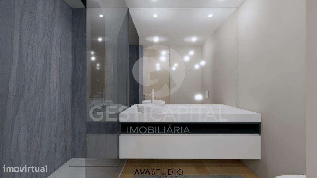 T2 novo com terraço e varanda e lugar de garagem no centro do Marco-12