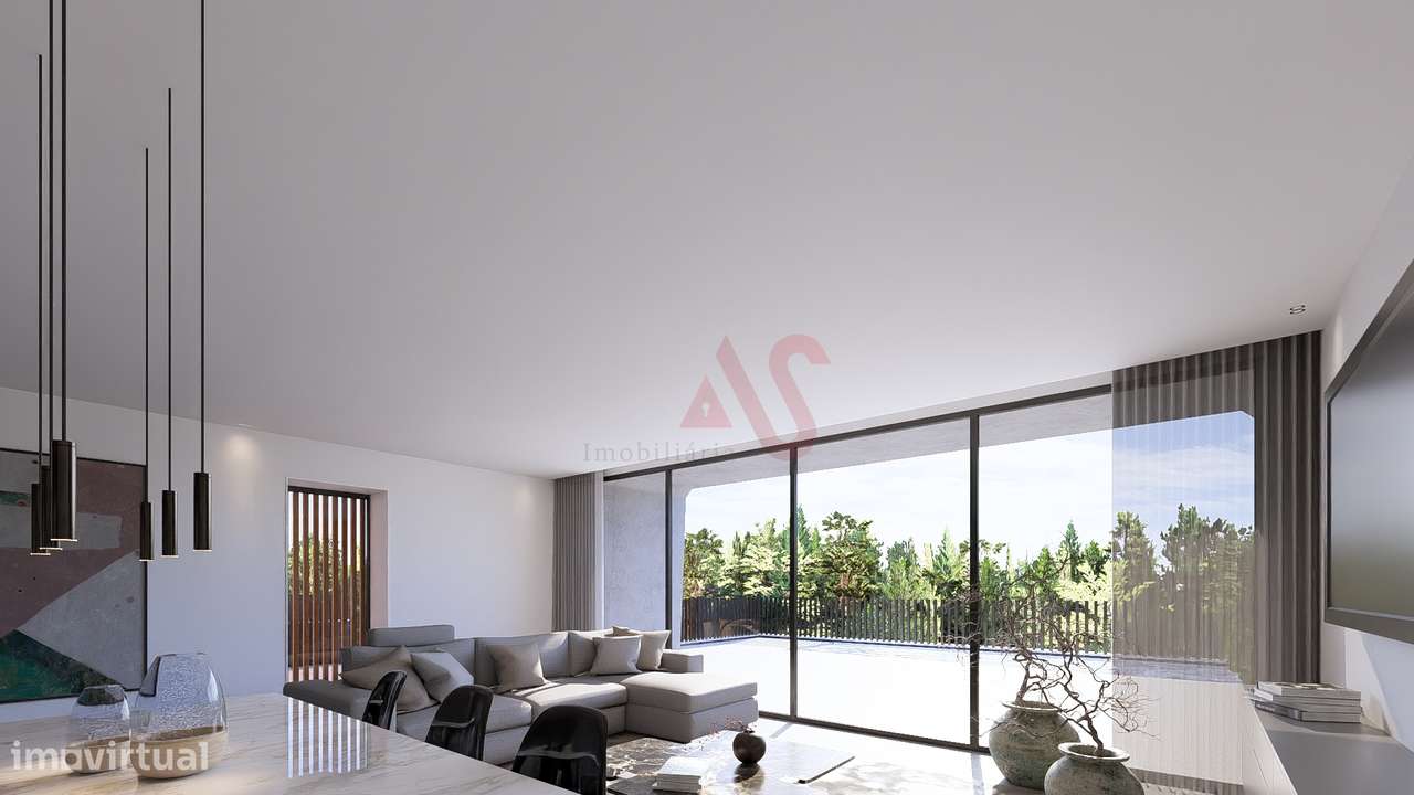 Moradia Térrea T3 com Piscina | Nova | Leitões, Guimarães-9