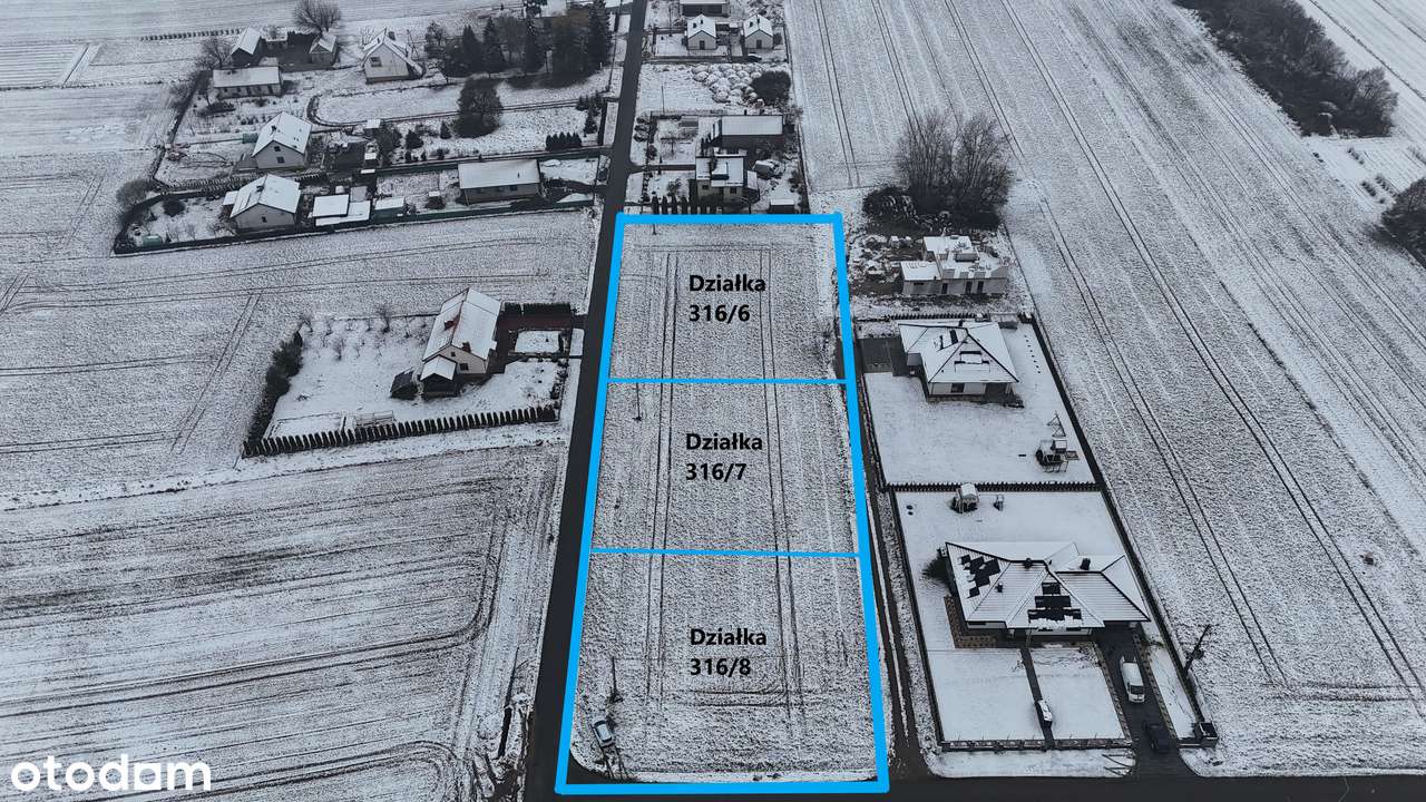 Działka budowlana 1600m2 Niedrzwica Duża, ul. Za Torami / Przechodnia-2