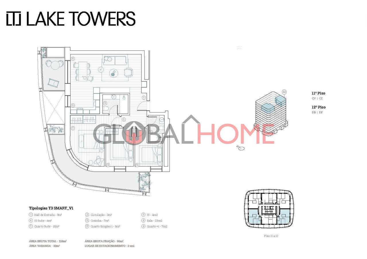 Apartamentos T3 – Lake Towers | Arca d’Água, Porto-16