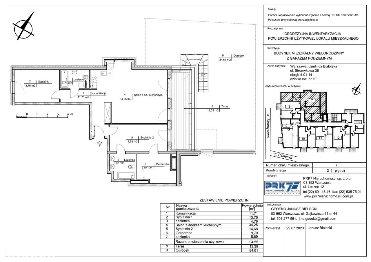 Strumykowa 38 komfortowe mieszkanie na I piętrze z ogródkiem - Pełny obrazek: 2/5