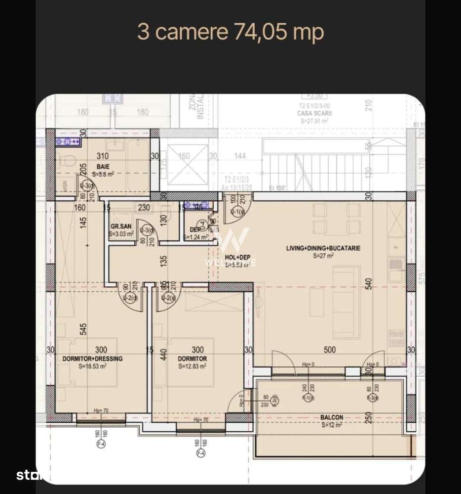 Apartament de vânzare – 3 camere, zonă centrală - Sibiu-10