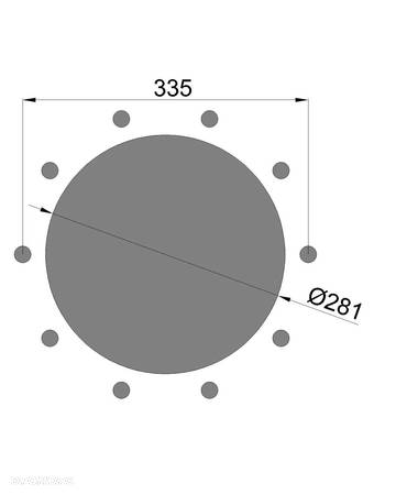 Felga 20x26.5 10-Otworowa ET0 600/55-26.5 600/55R26.5 650/55R26.5 Felgi 20.00x26.5 - 2