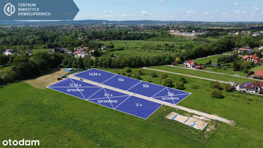 Saletyńska, Rzeszów- działka budowlana 10 a z WZ - Pełny obrazek: 1/4