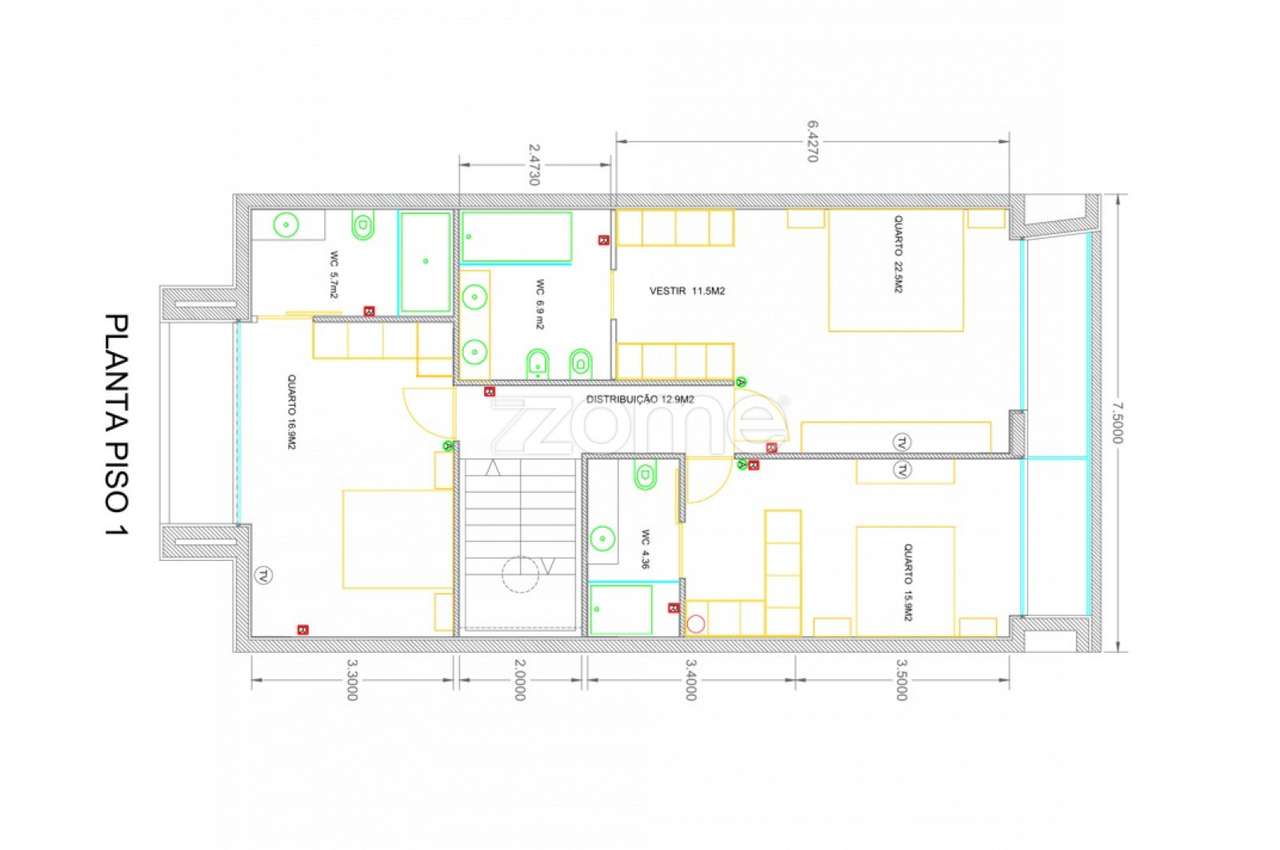 Moradia T3+1 moderna em Lomar com 3 suites, logradouro e garagem - Grande imagem: 4/60