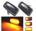 PISCAS LATERIAS DINAMICOS LED PARA CITROEN SAXO PEUGEOT 106 306 406 CRISTAL AHUMADOSO FUMADOS - 1