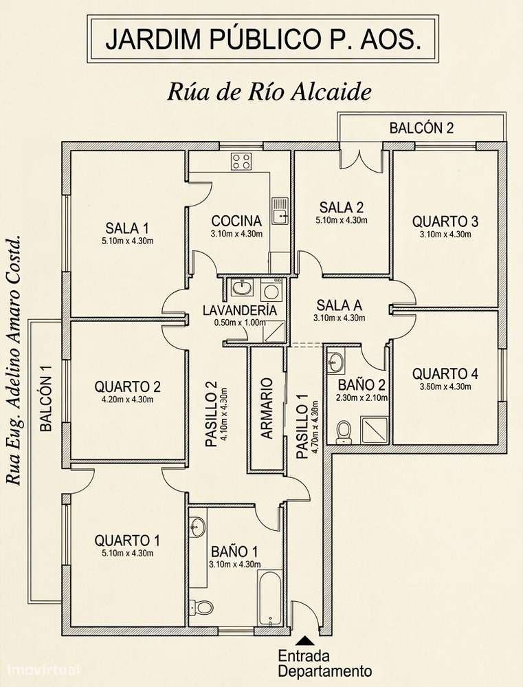 Apartamento t4 à venda na Rua Engenheiro Adelino Amaro Costa, 1 n - Grande imagem: 4/11